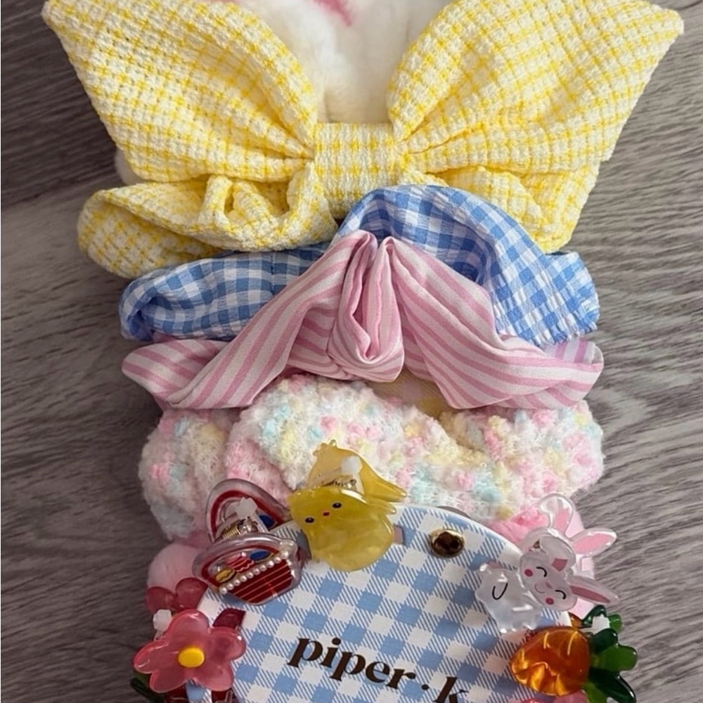 Piper K Colorful Hair Accessories for Easter